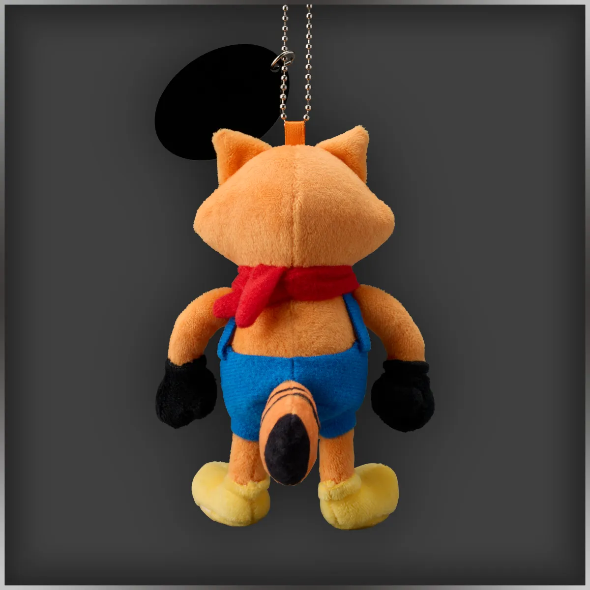 Mr. Raccoon Mascot Keychain