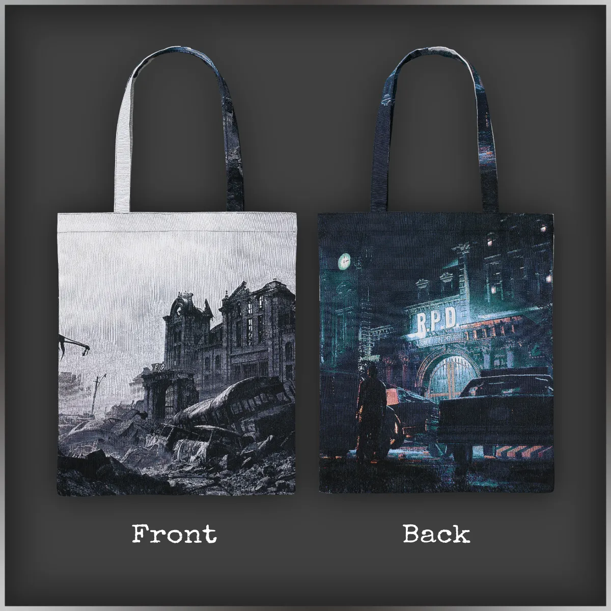 R.P.D. Jacquard Tote Bag