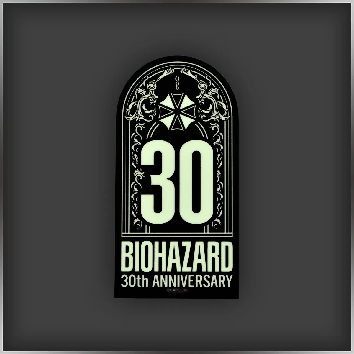 Glowing Sticker (2 types) BIOHAZARD/30th Anniversary Logo