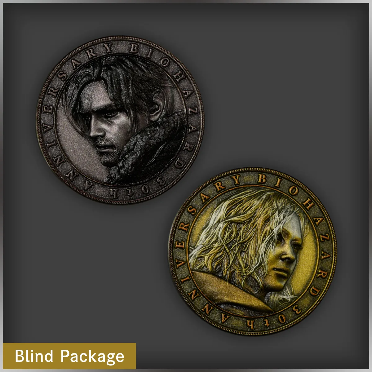 Antique Coin-Style Lapel Pin (6 types, Blind Package)