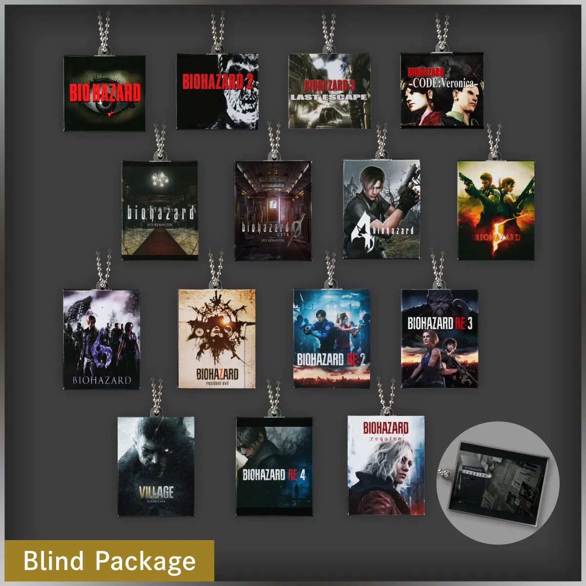 Box Art Keychain (15 types, Blind Package) 
