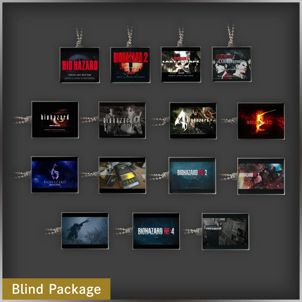 Box Art Keychain (15 types, Blind Package) 