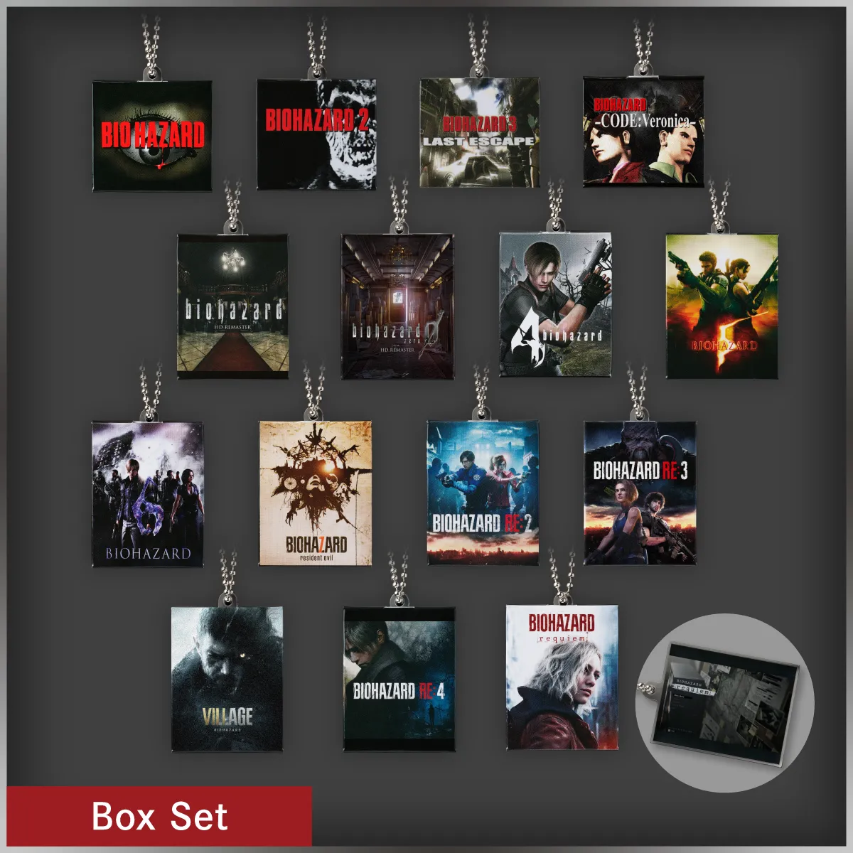 Box Art Keychain Box Set