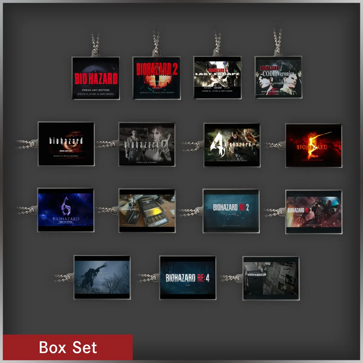 Box Art Keychain Box Set